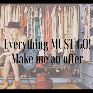 Reasonable Offers welcome! Everything must go!